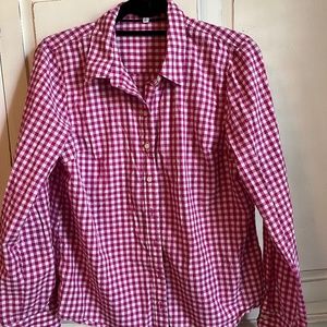 CROWN AND IVY BUTTON UP SHIRT WOMENS